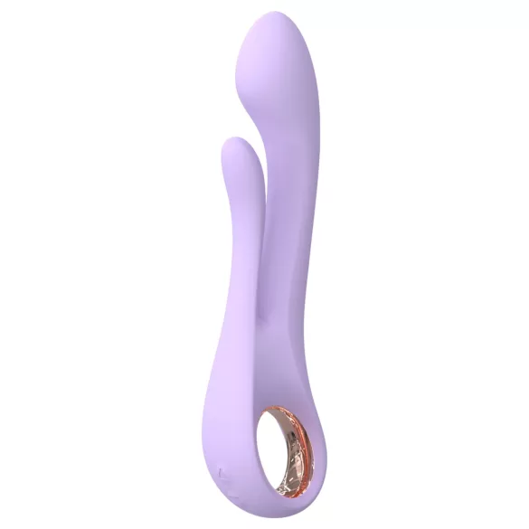 Sex HD Kaethe - vibromasseur rabbit avec stimulateur clitoris - silicone violet