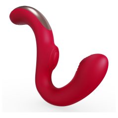   SEX HD Genie - Vibromasseur point G et clitoris - silicone rouge