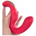 SEX HD Genie - Vibromasseur point G et clitoris - silicone rouge