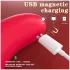 SEX HD Genie - Vibromasseur point G et clitoris - silicone rouge