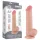 Lovetoy Sliding-Skin - gode ceinture avec testicules - double couche 20,8cm