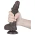 Lovetoy Sliding-Skin - gode ceinture ventouse réaliste double couche 19,5cm