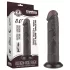 Lovetoy Sliding-Skin - gode michet ventouse réaliste bi-couche - 20cm brun