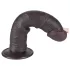 Lovetoy Sliding-Skin - gode michet ventouse réaliste bi-couche - 20cm brun
