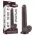 Lovetoy Sliding-Skin - gode ce ventouse réaliste double couche - 20,8cm - marron