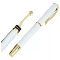 Roomfun - roulette de Wartenberg en forme de stylo (blanche)