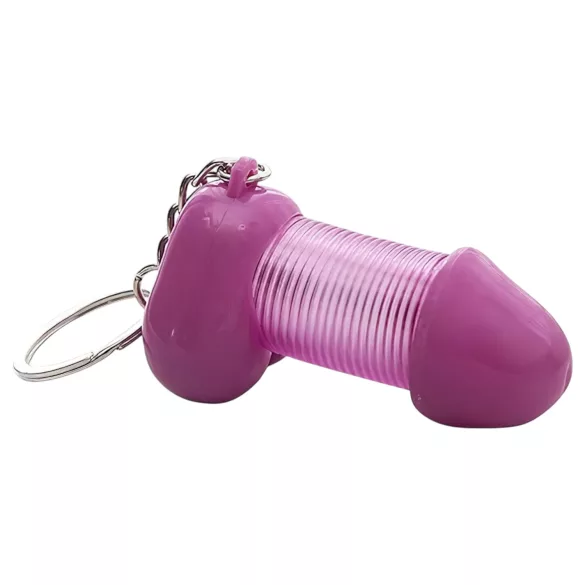 Roomfun - porte-clés amusant en forme de pénis, cadeau érotique (violet)
