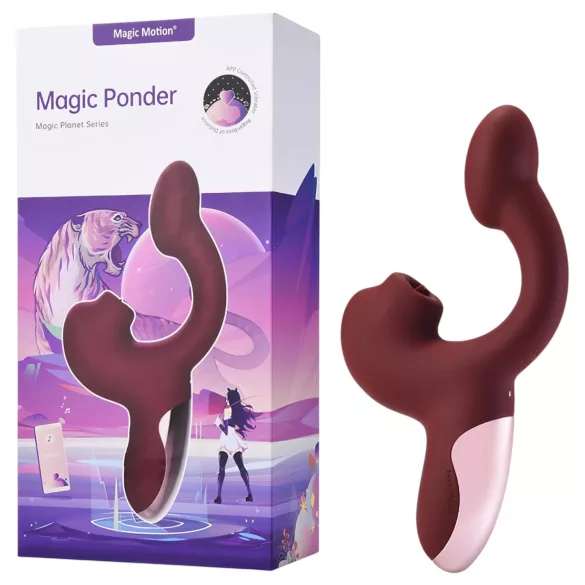 Magic Motion Magic Ponder - vibromasseur rabbit 2-en-1 - stimulateur clitoridien
