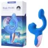 Magic Motion Magic Ponder - vibromasseur rabbit 2 en 1 - silicone bleu