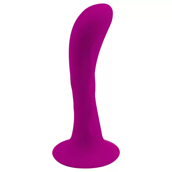 Pretty Love Baile - plug anal courbé ventouse - silicone rose