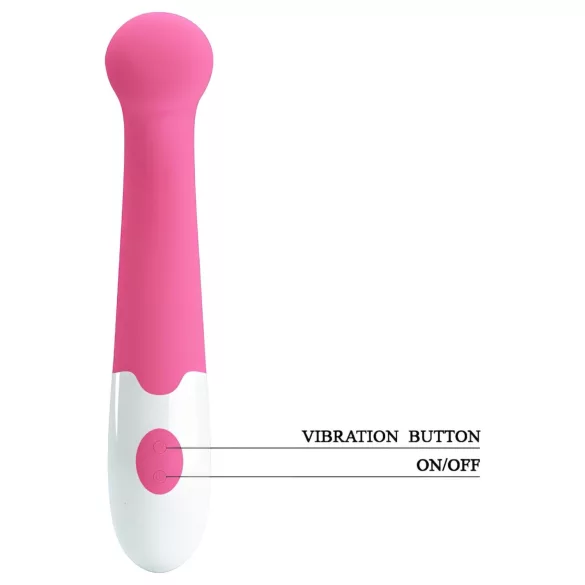 Pretty Love Charles - vibromasseur point G étanche (rose)
