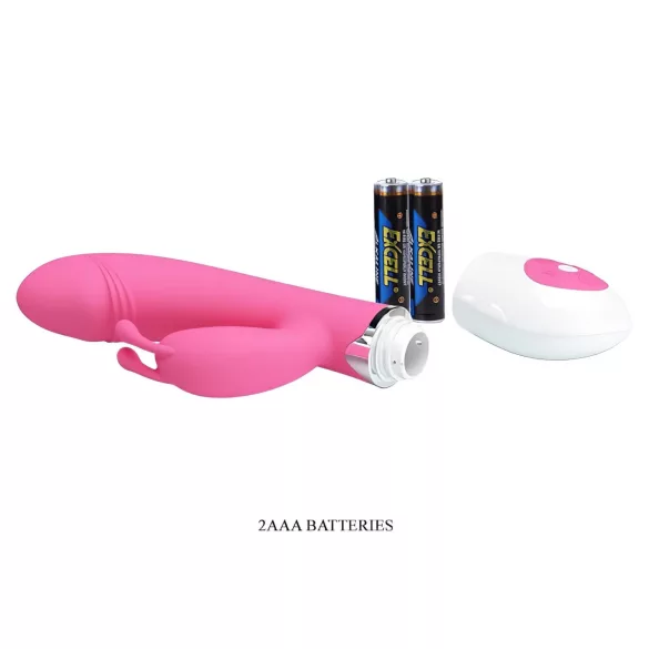 Pretty Love Gene - vibromasseur point G étanche - silicone rose