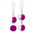 Pretty Love Orgasmic - boules de geisha modulables - silicone blanc violet