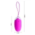 Pretty Love Berger - œuf vibrant télécommandé rechargeable - rose
