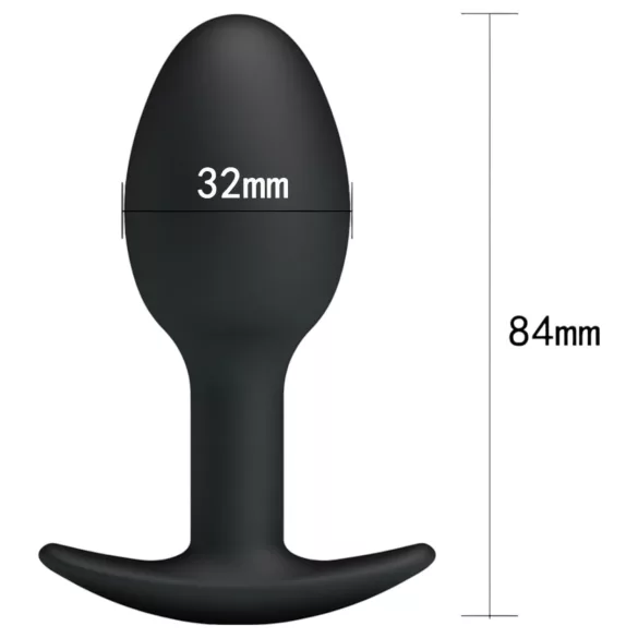 Pretty Love - plug anal - silicone noir