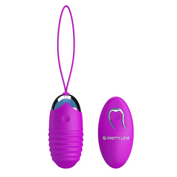 Pretty Love - œuf vibrant - télécommande - silicone violet