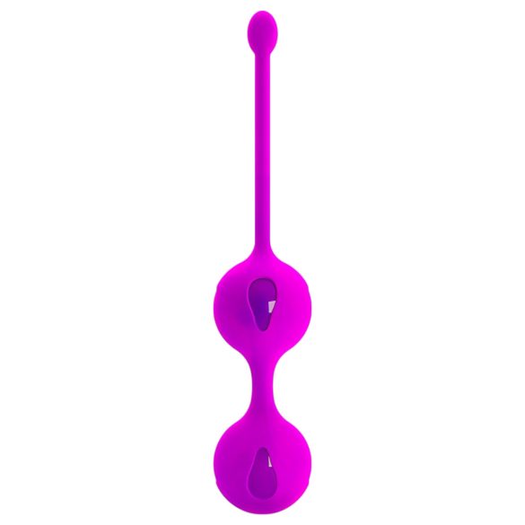 Pretty Love - Boules de geisha duo - Silicone violet