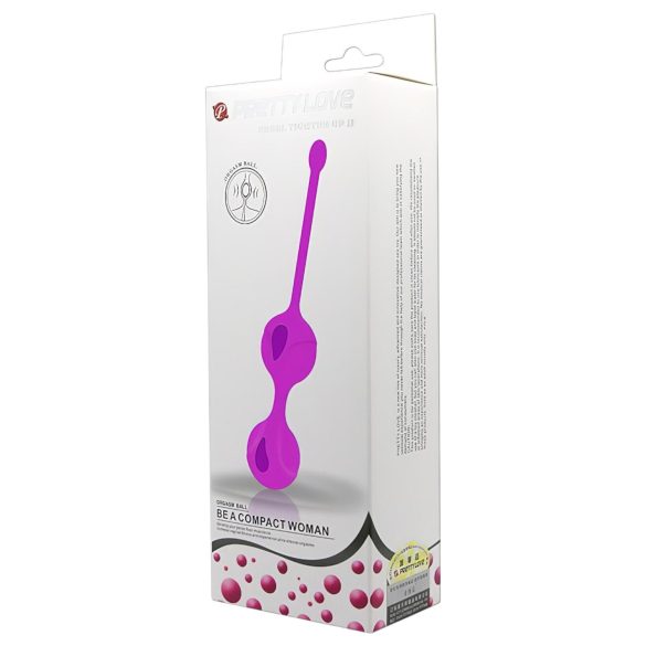 Pretty Love - Boules de geisha duo - Silicone violet