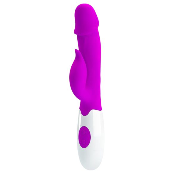 Pretty Love Peter - vibromasseur avec stimulateur clitoridien (violet)