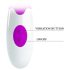 Pretty Love Peter - vibromasseur avec stimulateur clitoridien (violet)
