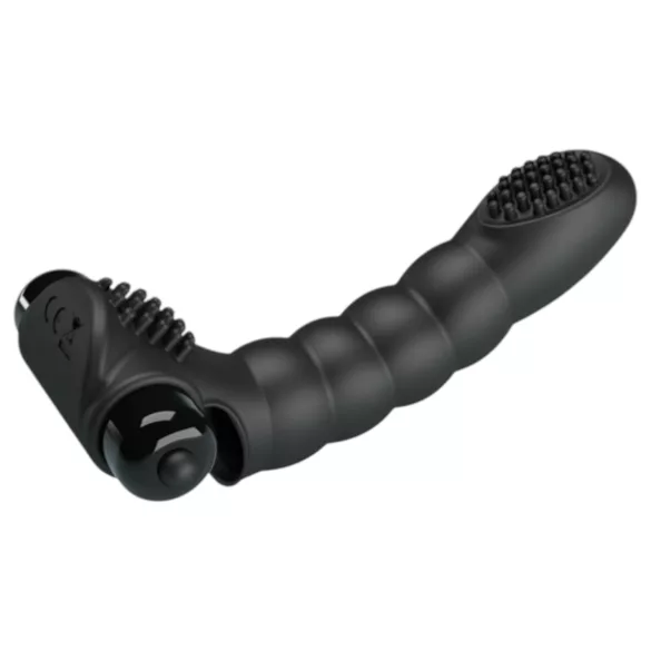 Pretty Love Alexander - vibromasseur doigt stimulateur - silicone noir