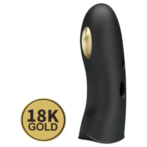Pretty Love Marico - vibromasseur doigt électrostimulation - silicone noir