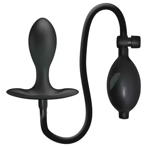 Pretty Love - plug anal gonflable avec bille interne - noir