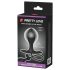 Pretty Love - plug anal gonflable avec bille interne - noir
