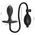 Pretty Love - plug anal gonflable avec bille interne - noir