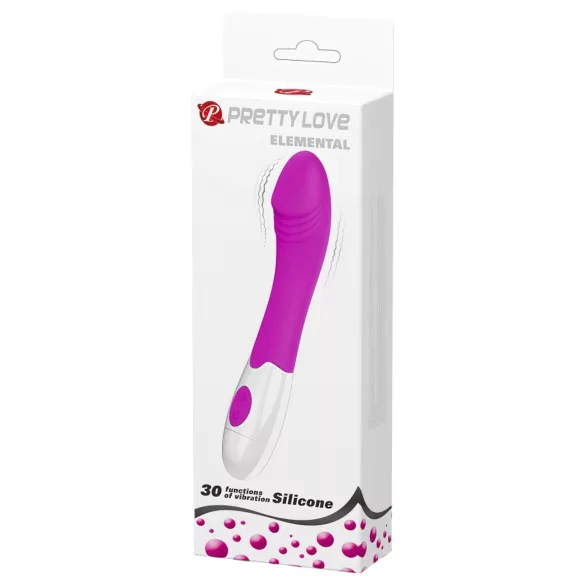 Pretty Love Elemental - Vibromasseur point G - silicone violet