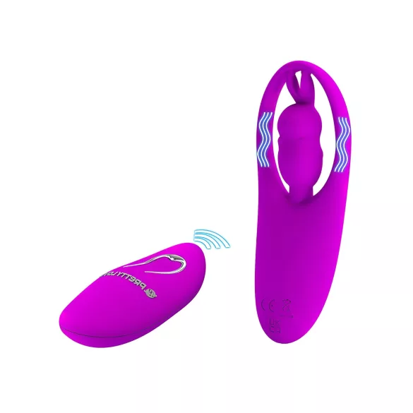 Pretty Love - stimulateur rabbit - double stimulation clitoridienne - rose