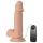 Baile Zebulon - godemichet réaliste vibrant avec testicules - 19cm - chair