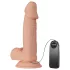 Baile Zebulon - godemichet réaliste vibrant avec testicules - 19cm - chair