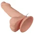 Baile Zebulon - godemichet réaliste vibrant avec testicules - 19cm - chair