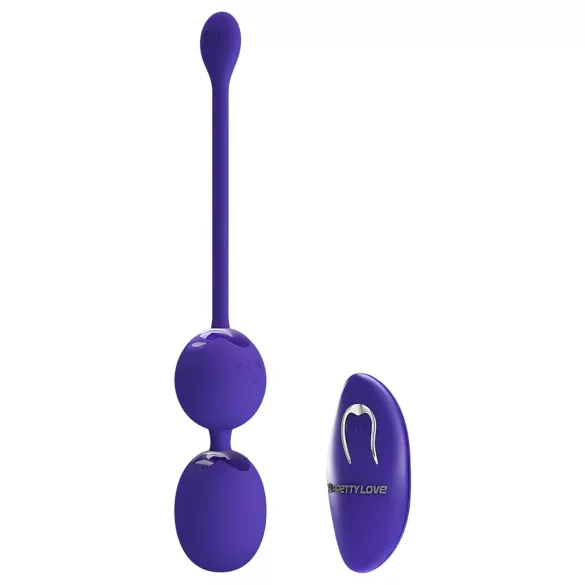 Pretty Love Willie Youth - boule de geisha connectée - silicone violet