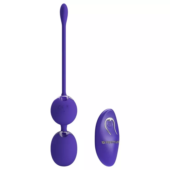 Pretty Love Willie Youth - boule de geisha connectée - silicone violet
