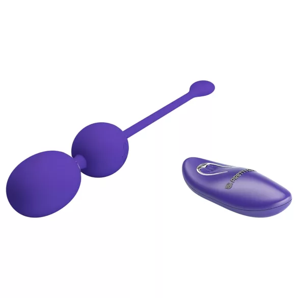 Pretty Love Willie Youth - boule de geisha connectée - silicone violet