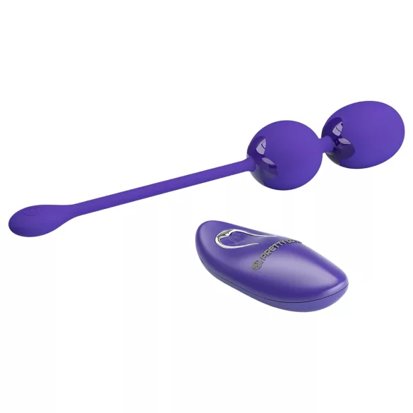 Pretty Love Willie Youth - boule de geisha connectée - silicone violet