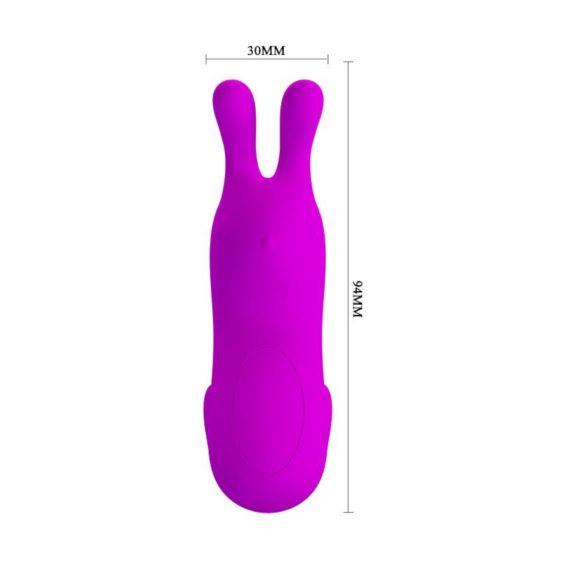 Pretty Love Bunny - stimulateur doigt avec oreilles lapin - silicone violet
