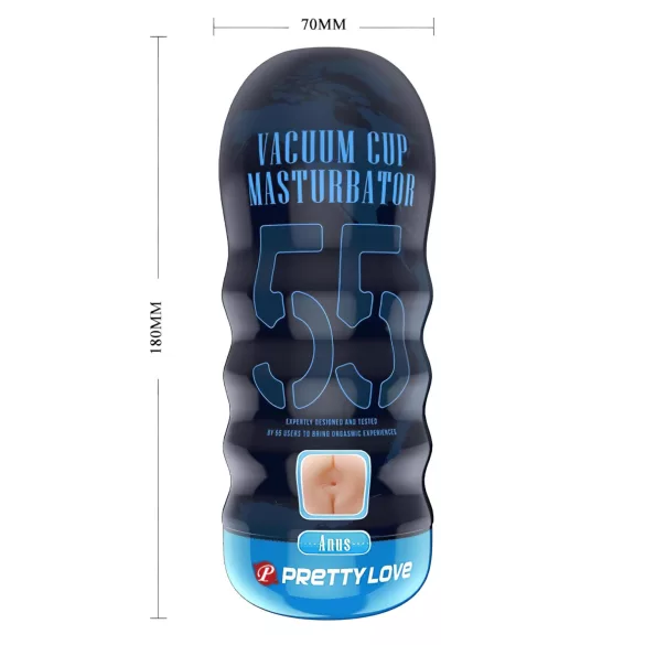 Pretty Love - masturbateur anus réaliste - silicone couleur chair