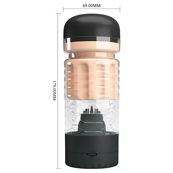 Pretty Love Emily - vagin masturbateur réaliste - noir