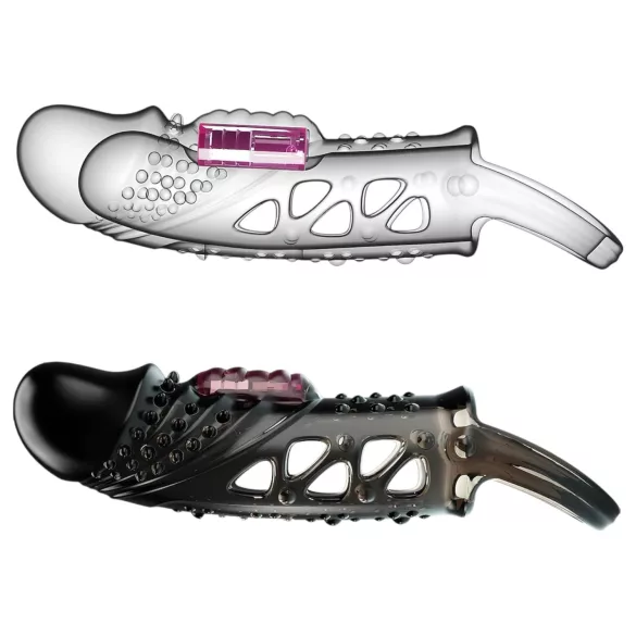 Pretty Love Cecelia - gaine pénis vibrante avec anneau - noir