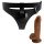 Harnais Pretty Love - universel avec gode - 17 cm (noir)