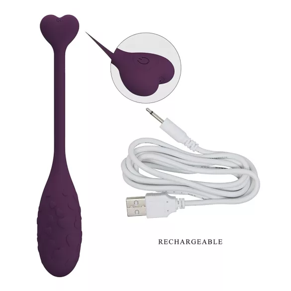 Pretty Love Fisherman - œuf vibrant intelligent (violet)