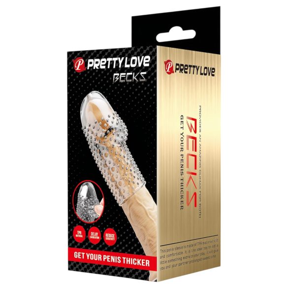 Pretty Love Becks - gaine pénis homme - transparent