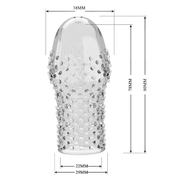 Pretty Love Becks - gaine pénis homme - transparent