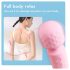 Vibeconnect - Mini vibromasseur étanche rechargeable (rose)
