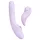 Svakom DuoGlow - vibromasseur point G et clitoris connecté - silicone violet