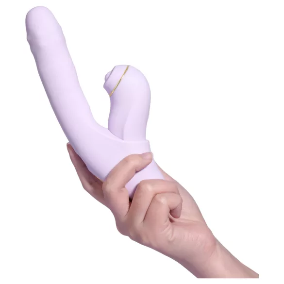 Svakom DuoGlow - vibromasseur point G et clitoris connecté - silicone violet