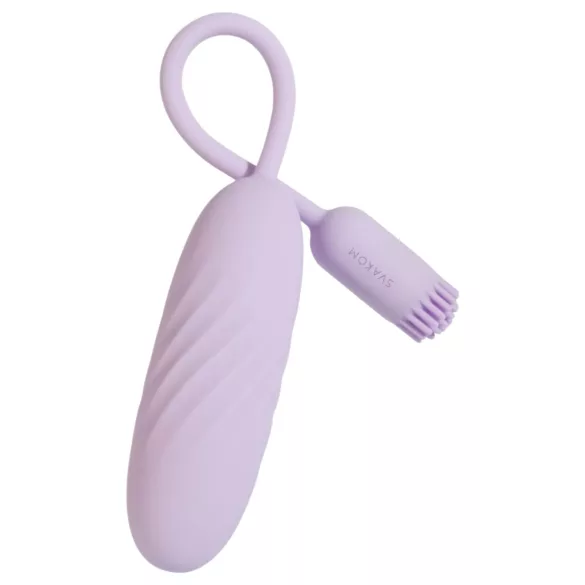Svakom Plume - œuf vibrant 2-en-1 (violet)